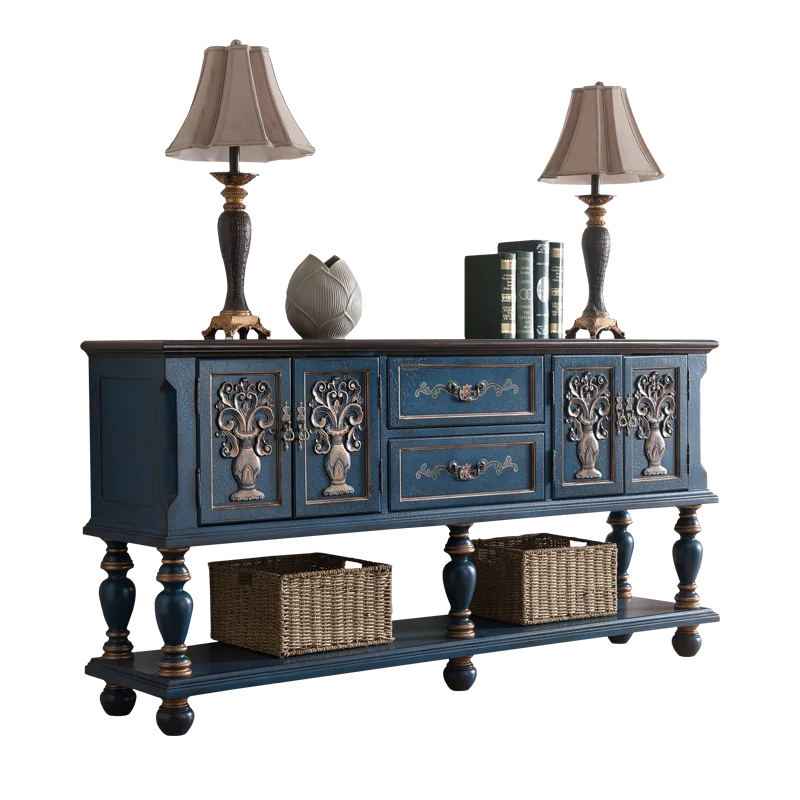 
wood various of color flower vase stand display end side console table cabinet 
