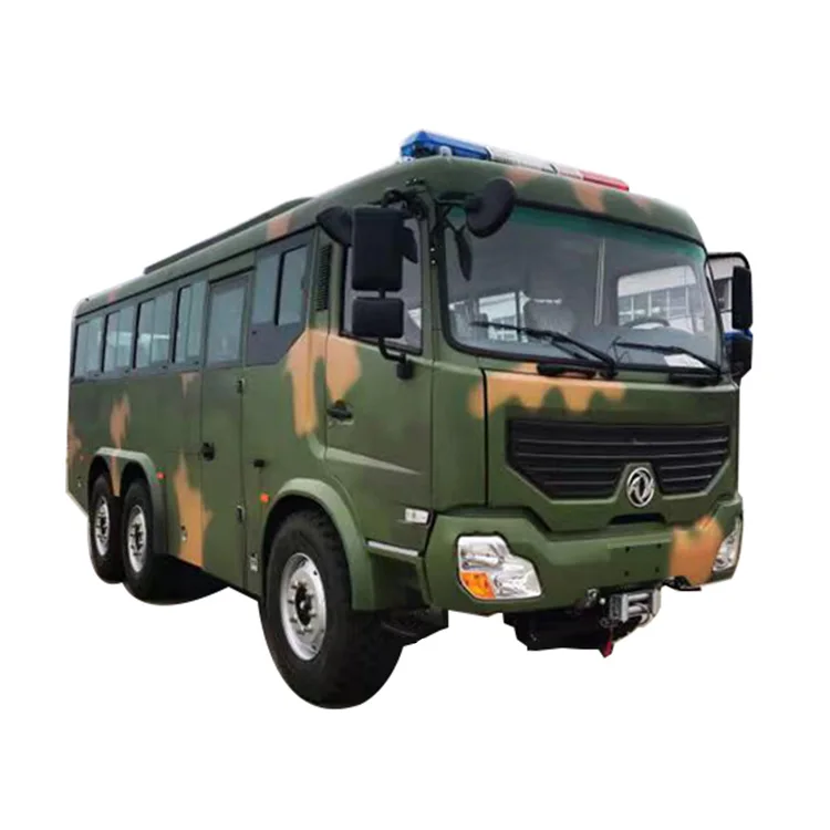 Dongfeng Мощный 6x6 8 м от 24 до 32 мест дополнительный туристический автобус внедорожник Камуфляжный
