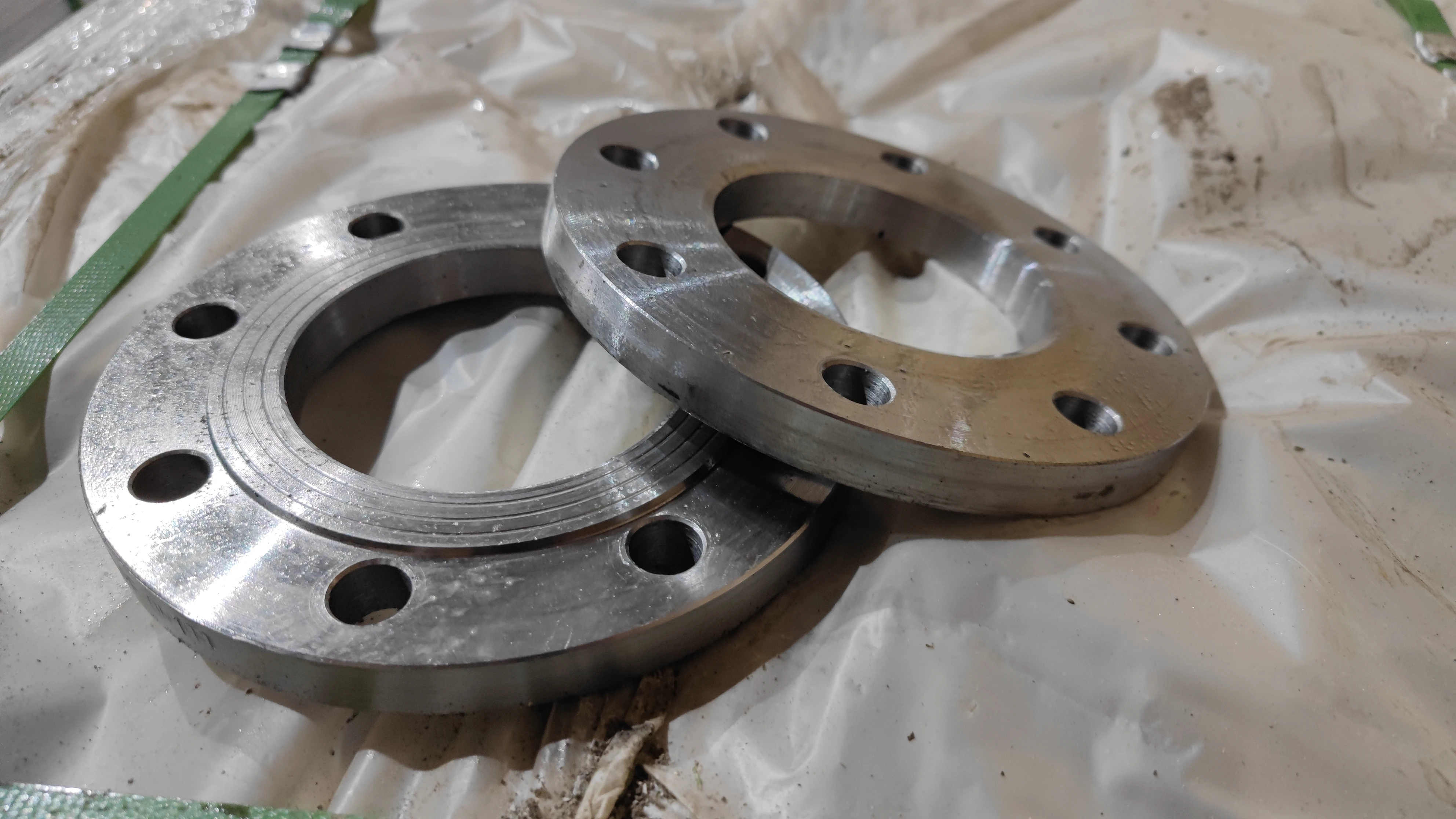 BS4504 PN16 PLRF штамповочная доска из углеродистой стали без резьбы с шелковой сваркой плоский фланец DN450 DN500