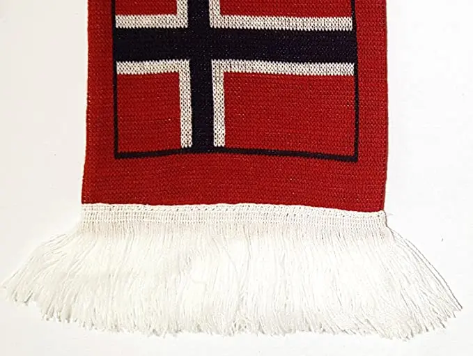 Custom Qutar World Cup Soccer Scarf Stain Silk Scarf Football world cup 2022 Scarf 100% Acrylic