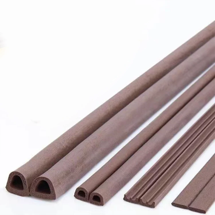 Epdm Self Adhesive Strip Seals Foam D Type Weather Stripping Sound Proof Sealing Strips For Door And Windows