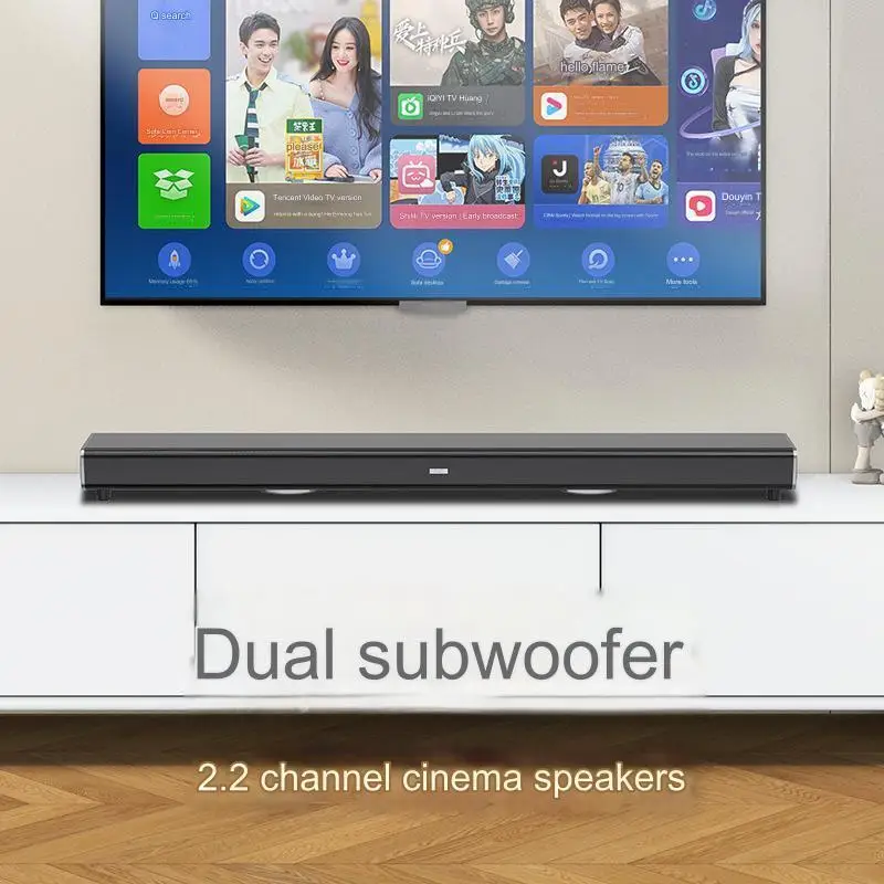 Home Theater System Wireless bluetooth bass box speakers Sound bars for TV Speaker Soundbar for movie/music/news 3D Surrounding