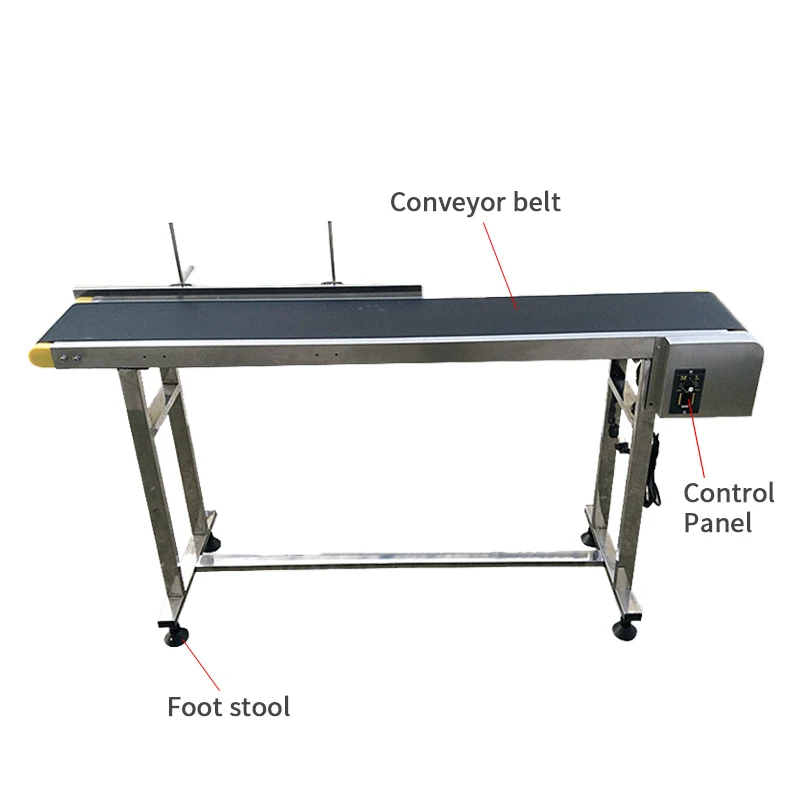 Ink Printer Assembly line horizontal Belt Conveyor