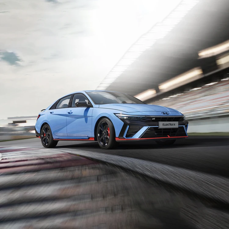2024 new left-hand drive Beijing Hyundais Elantra N 8-speed dual-clutch front-wheel drive 2.0T 4-door 5-seat compact sedan.