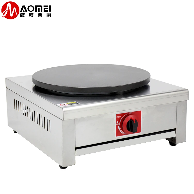 Guangzhou Factory Gas Roti Maker Crepe and Pancake Makers Commercial Crepe Making Machine