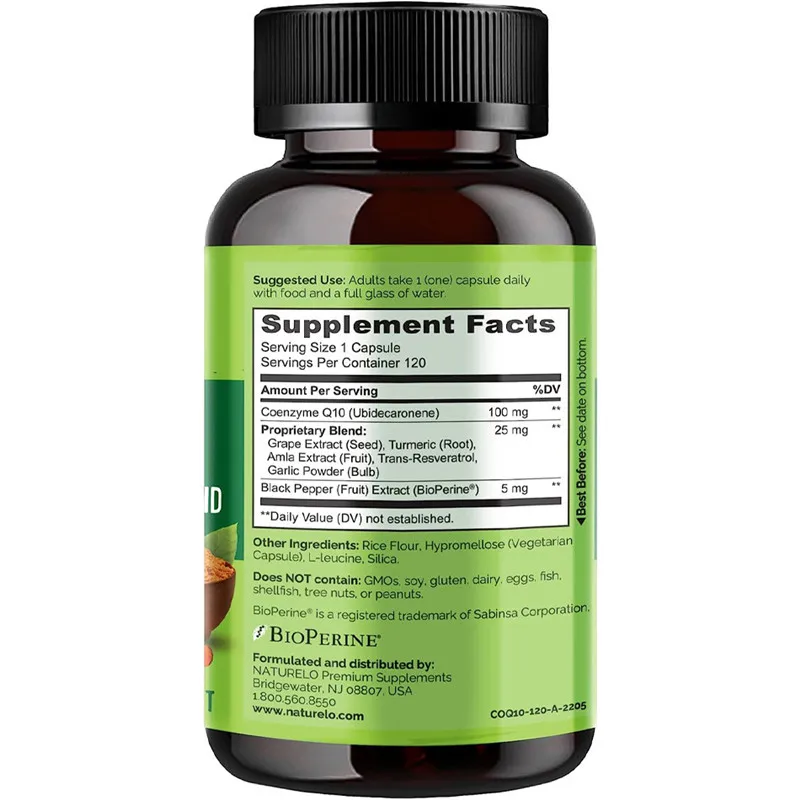 OEM Private Label Bulk coenzymes q10 capsules Water Soluble q10 coenzyme Softgel capsule