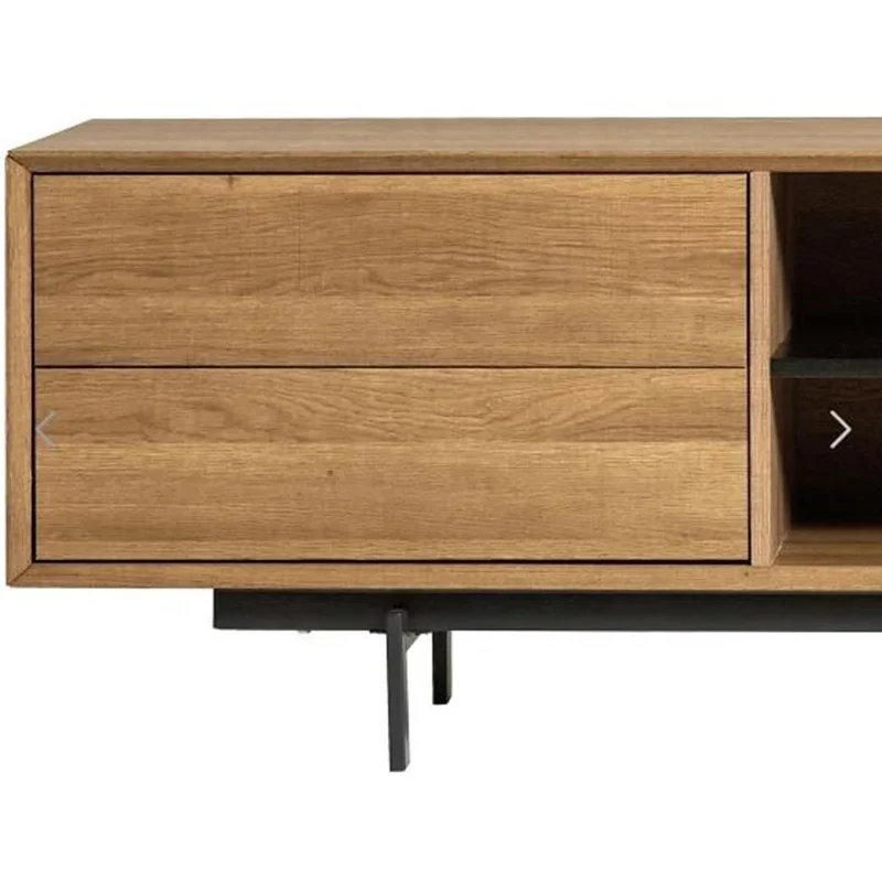 FENGHUANG Classic Minimalist Custom Simple Wooden Stand Tv Cabinet With Drawers