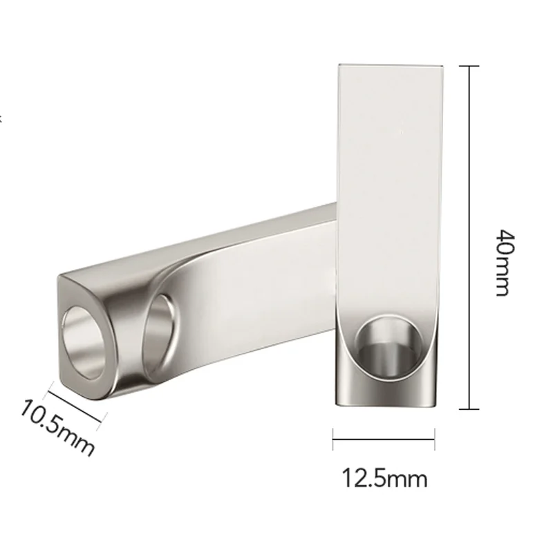 Mini Metal USB 2.0 3.0 Zinc alloy Flash Drive with Keychain Thumb Drive Water Proof USB Stick  Pendrive 64GB 128GB USB Key