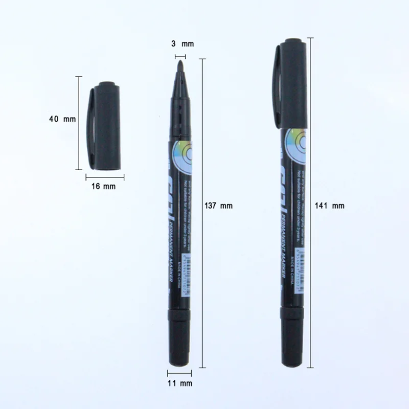 High quality loose packaging non-toxic permanent oily ink marker pen