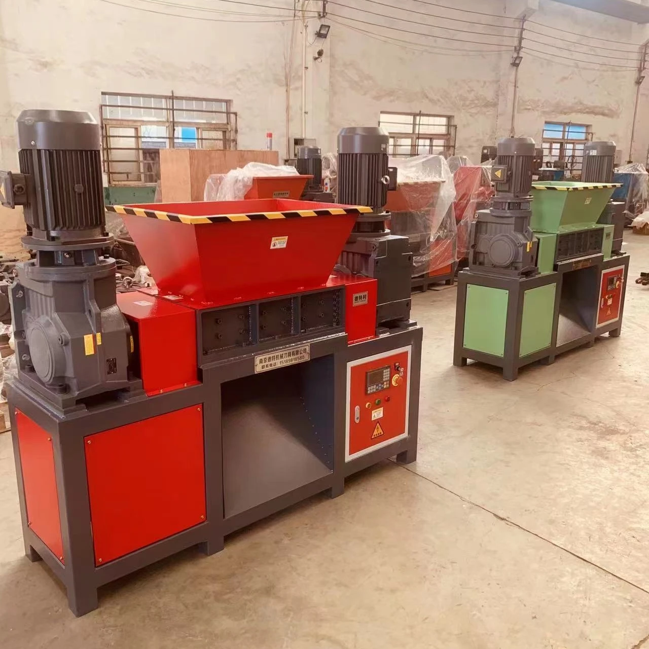 Dete Waste Tyre Recycling Shredder Machine