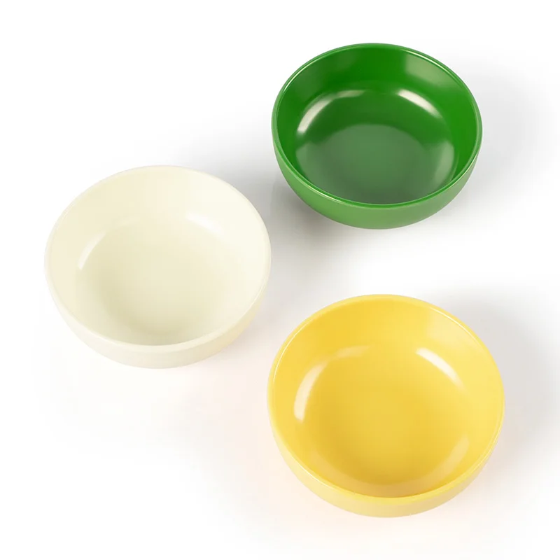 Custom Non-Slip Unbreakable Melamine Ice Cream Bowl Set Of 6 Assorted Colours Perfect For Mixing Serving Or Storing