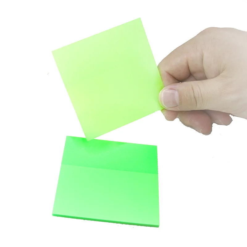 Colorful transparent PET sticky notes, notepads, creative stickers, index stickers