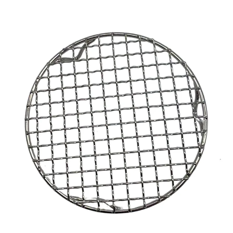 Outdoor Square Stainless Steel Charcoal Grill with Oil Filter Mesh Galvanized Metal Baking Cooling Rack for Bread and Fish