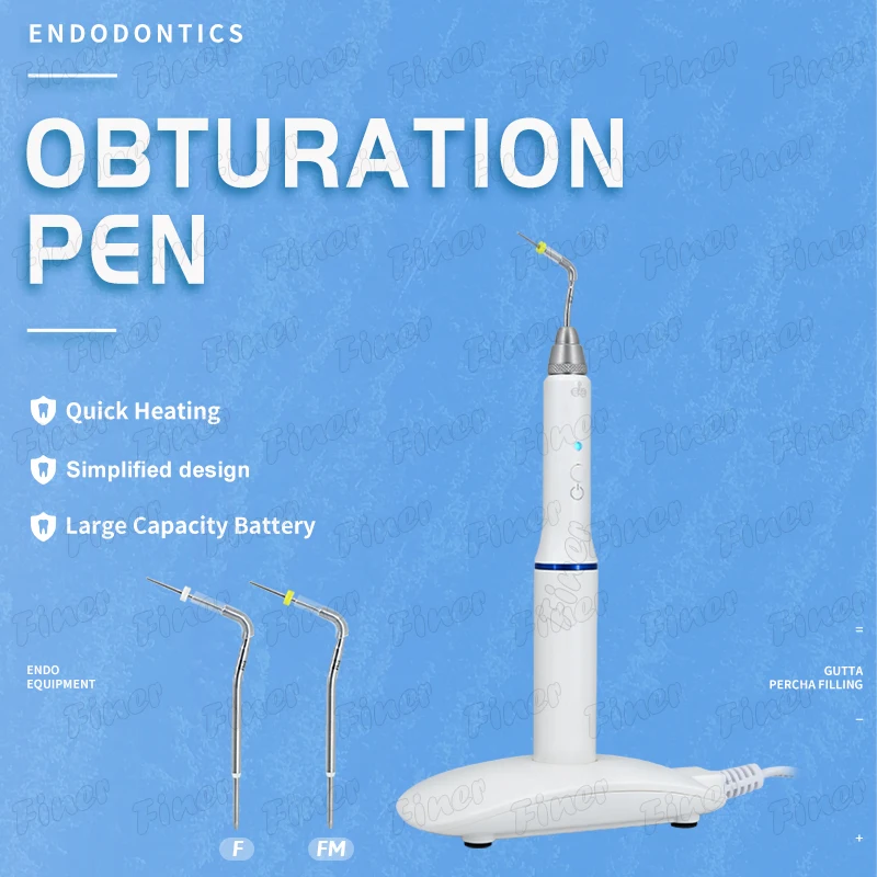 Dental Obturation Endo System Endodontic Heated Pen with 2 Tips Oral Care Dentist Tools