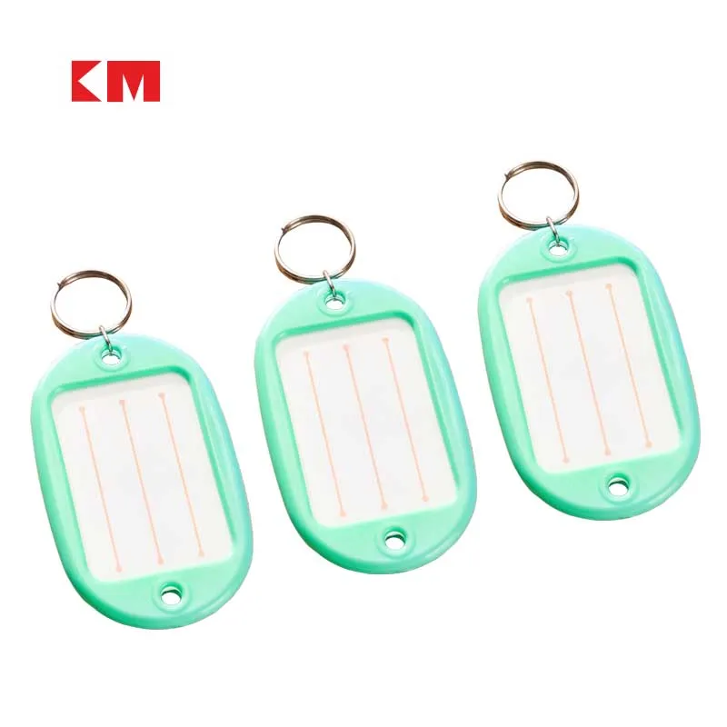 KM 1348 Colorful Label Name Key Tags Plastic Key Chains Keytag Luggage Tag Keytag Mark The Key Card