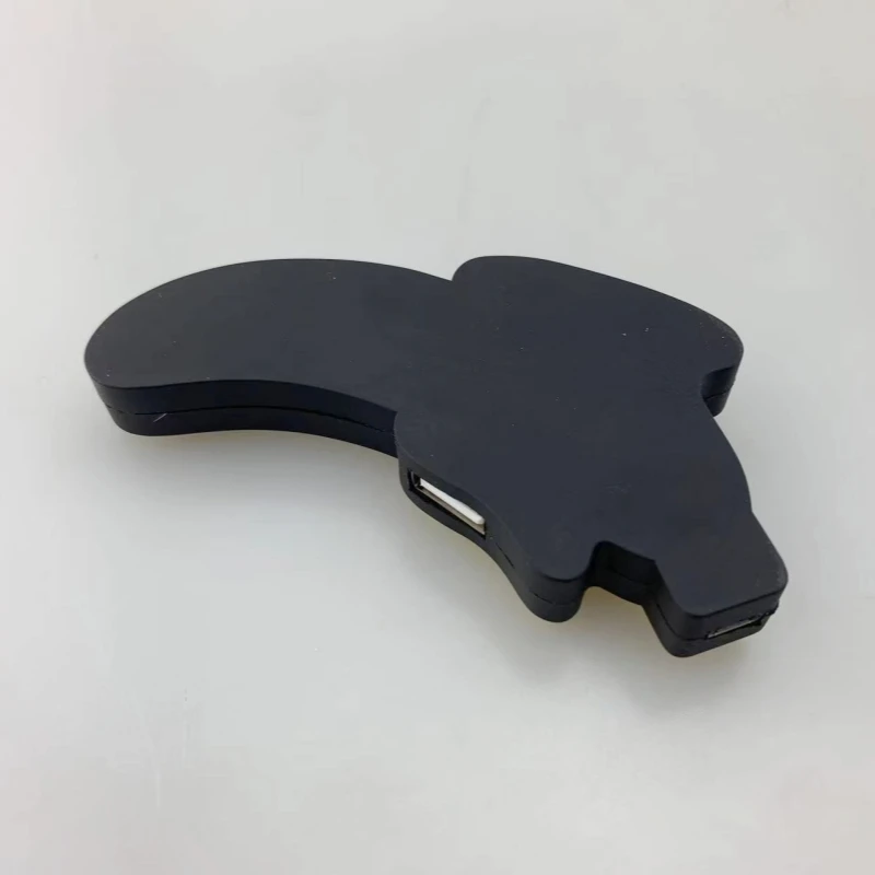 Cartoon Banana Shaped 4 Ports USB 2.0 HUB Docking Station Data Transfer Expander for USB Drives, Card Readers