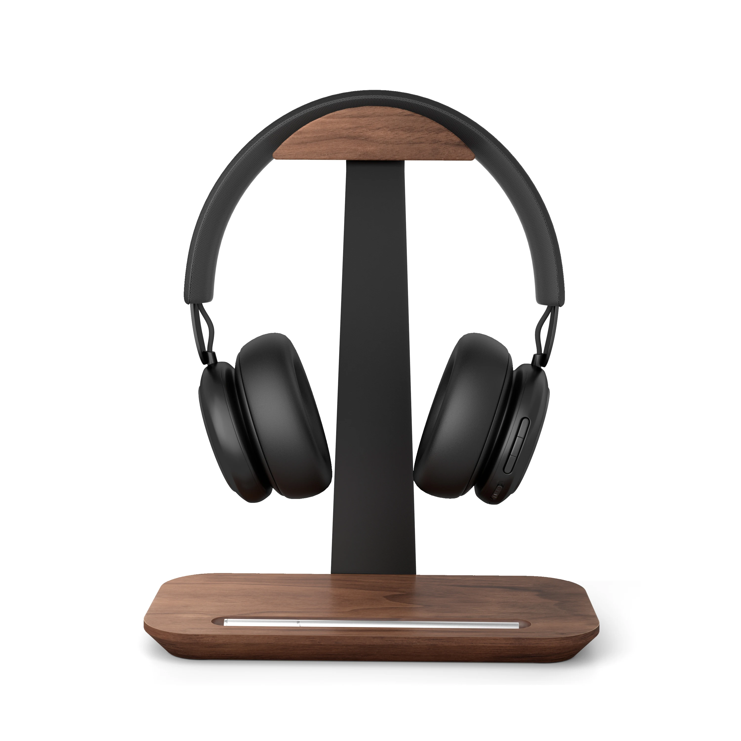Folding metal table cell headphone aluminium ergonomic foldable desktop mobile phone adjustable portable headphone stand holder