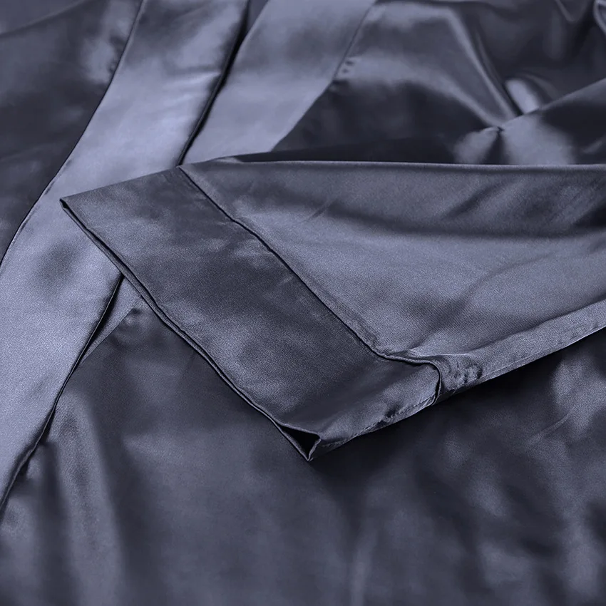 Satin Pajamas Set for Women Long Sleeve Sleepwear Silk Nightwear V-Neck PJS Set 2 Piece Lounge Sets PJ