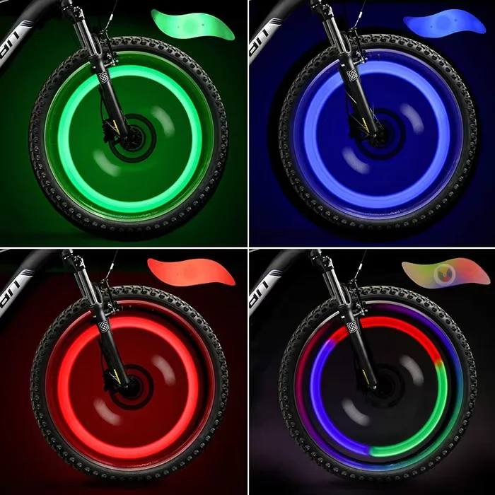 Cheap 3 lighting Mode Colorful Sport Outdoor Cycling Bicycle Spoke Light Led Bike Wheel Lights