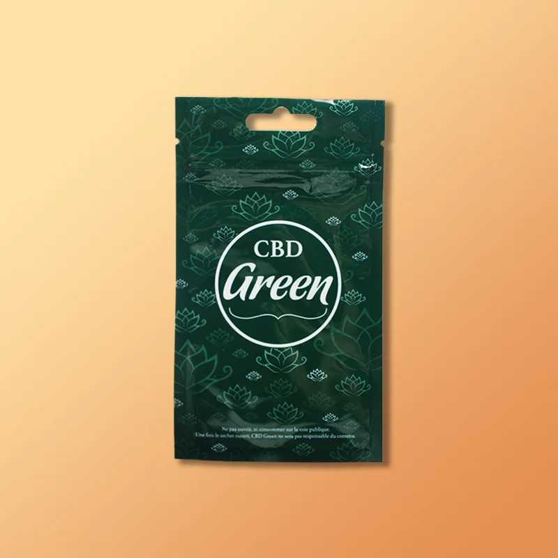 High Food Grade Quality Plastic Three Side Seal Zipper Lock Tobacco Pouch Tea Packaging Bags Digital Mylar Bags