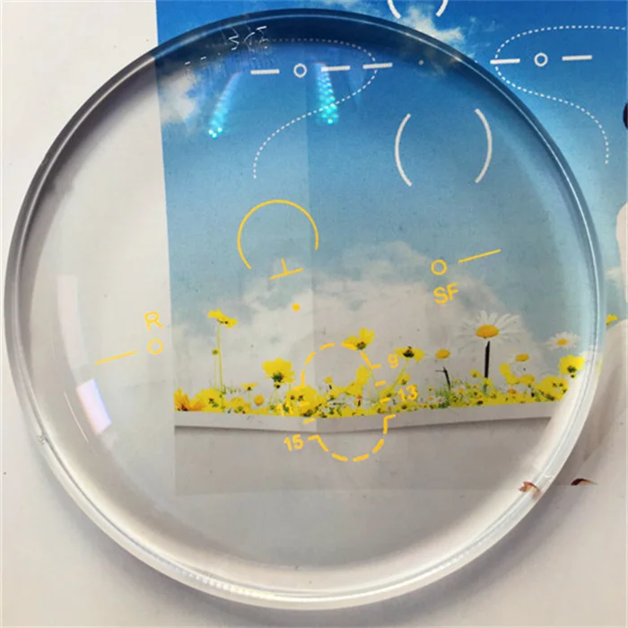 Anti Blue Light RX Optical Lens Blue Cut Progressive Lens Blanks Rx Lenses for Screen Protection