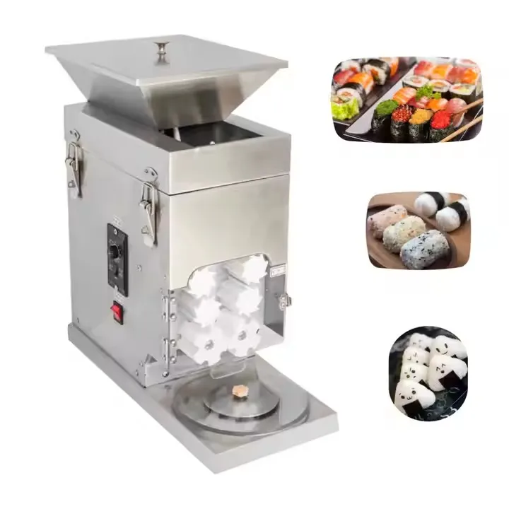 portable nigiri sushi rice ball roll robot molding machine / sushi rice ball machine machine automatic puffed rice ball
