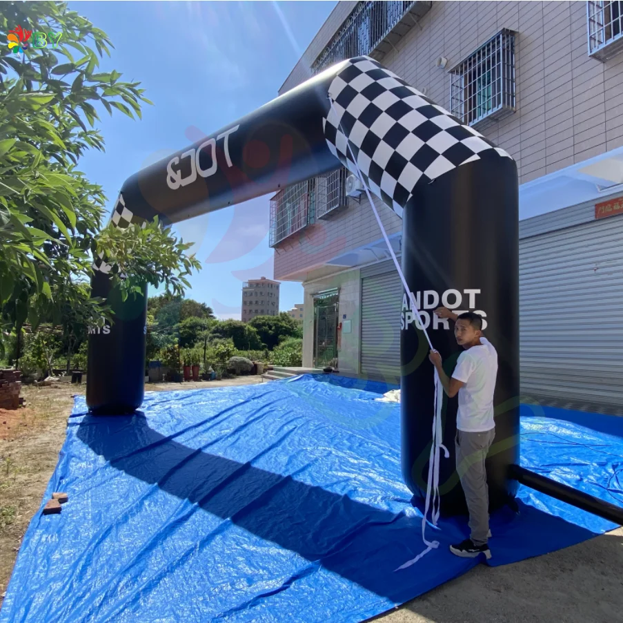 BOYAN Factor Price Sale Custom Printing Inflatable Start and Finish Line Arches Goal Inflatable Arch Gate for Sale