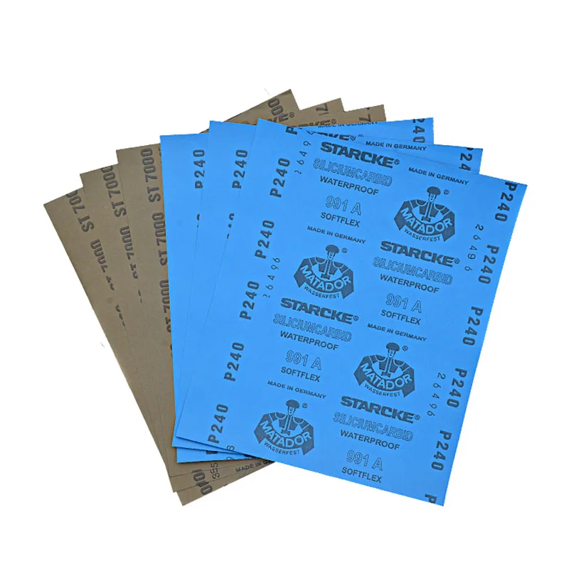 1200 grit waterproof electro coated silicon carbide abrasive paper grinding paper