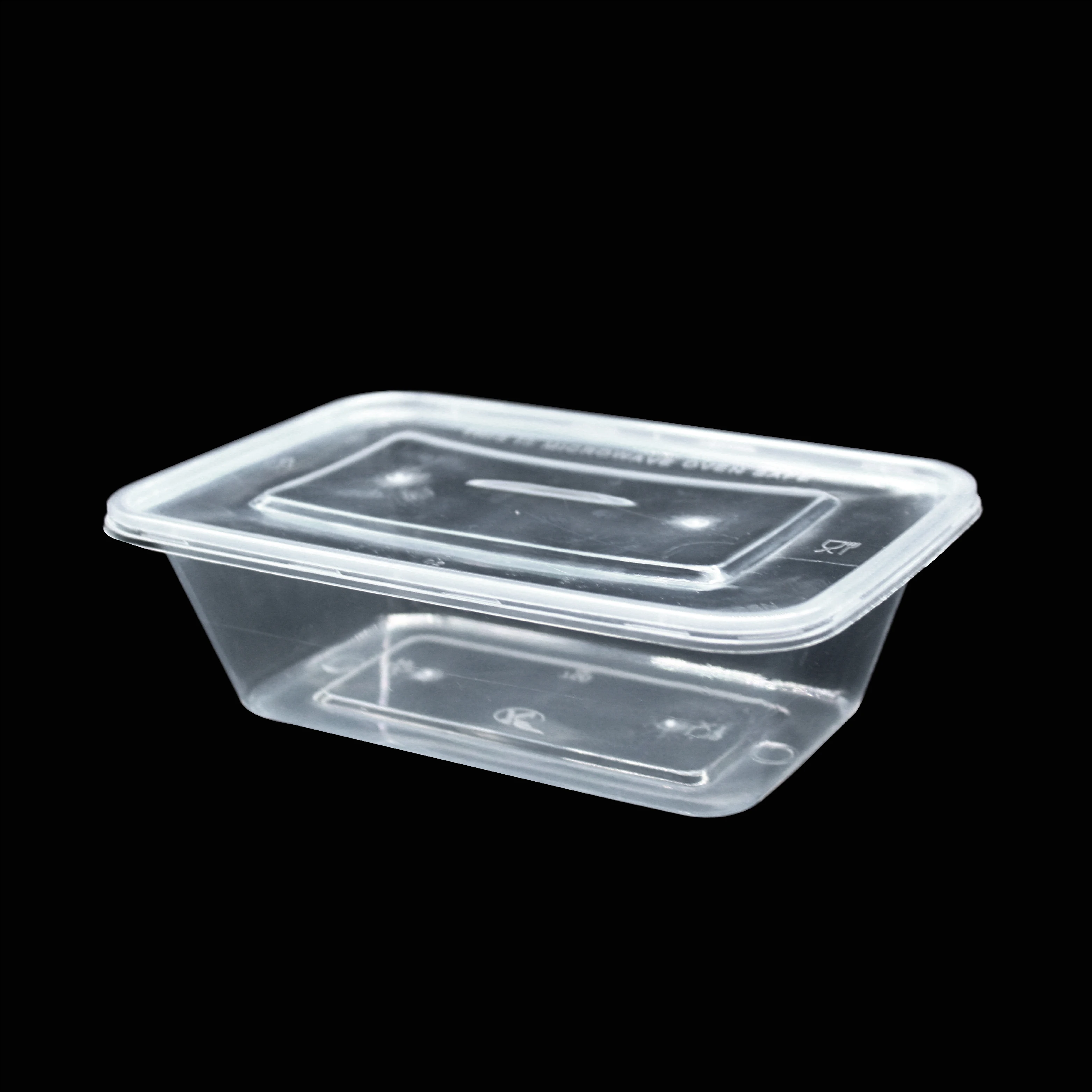 750ml Takeaway Microwavable Plastic Disposable  Food Storage container transparent pp plastic Lunch Boxes one time use