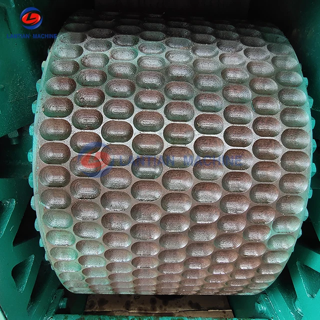 Fluorgypsum plant ash silicon carbide ball press machine double rollers briquette ball maker machine