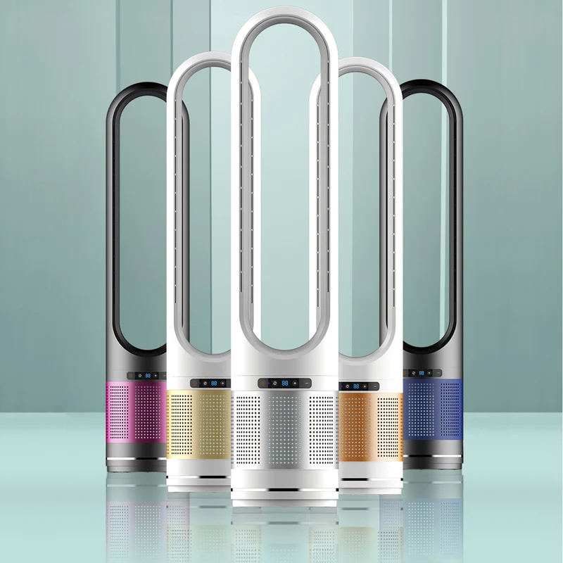 Hepa Filter Air Purifier Bladeless Fan Multifunctional Smart Home Electric Digital Plastic Floor Household CB Ce Rohs EMC 240