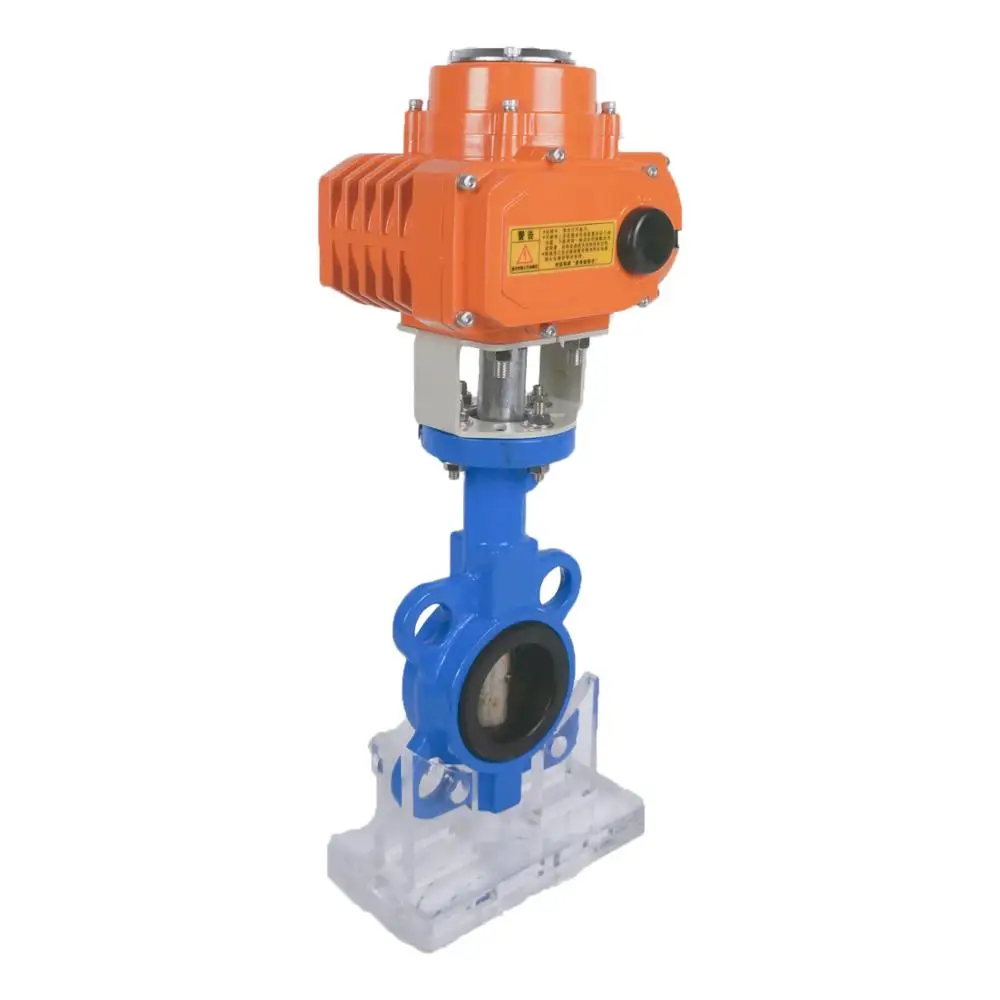 Super September valve butterfly dn 150 price list with mini electric actuator