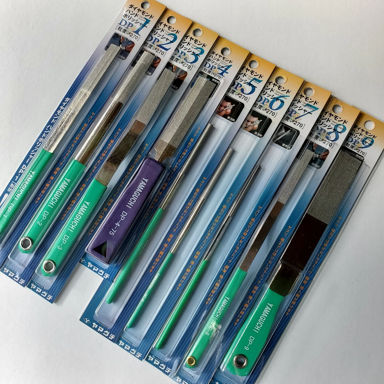 Carbon Steel File Set Ceramic Grind Tools Construction For Polishing