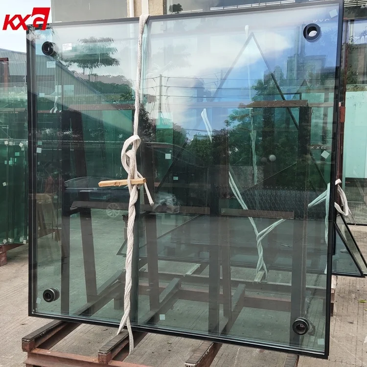 CE AS ANSI Energy Saving Tempered Reflective insulated glass Curtain wall door window glass in Australia