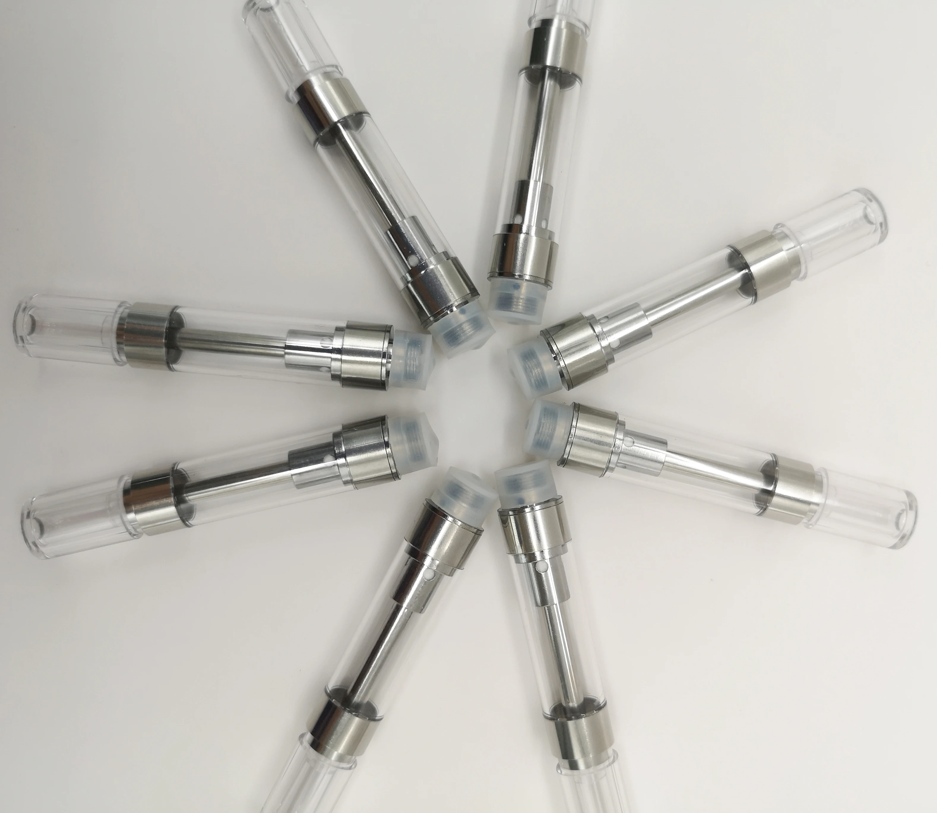 E Cig Vaporizer Tank Press In Tip M6T 510 Cartridges Empty Full Ceramic Thick Oil G5 Vape Cartridge