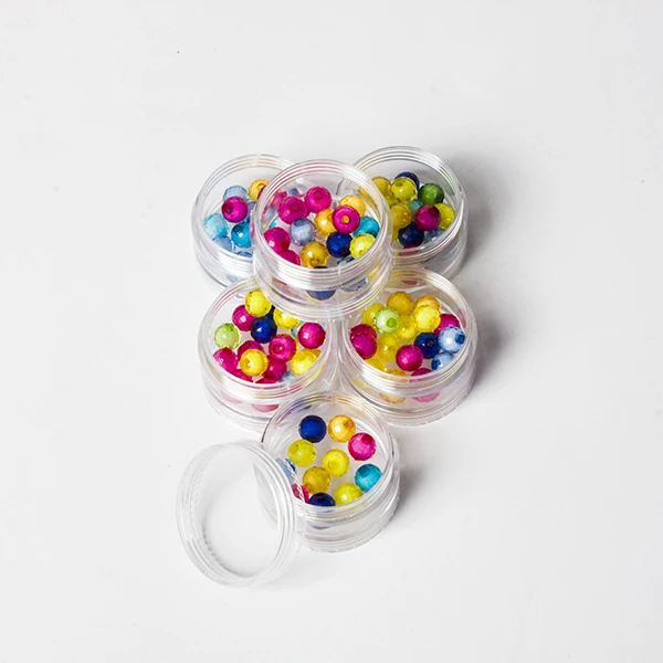 21834 6pcs stackable bead storage box stationary storage box