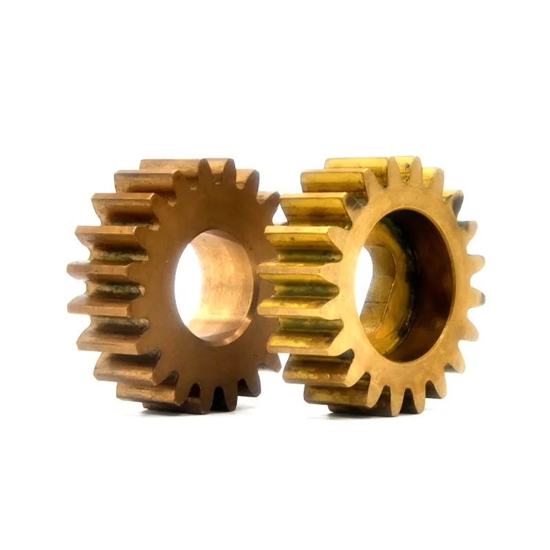Hot Sale Customized High Precision Brass Spur Worm Gear