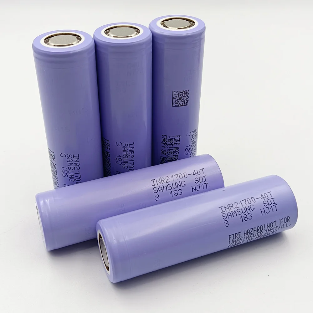 21700 SAMSUNG 40T 3 7 v литиевая перезаряжаемая батарея высокого разряда 4000mah INR21700