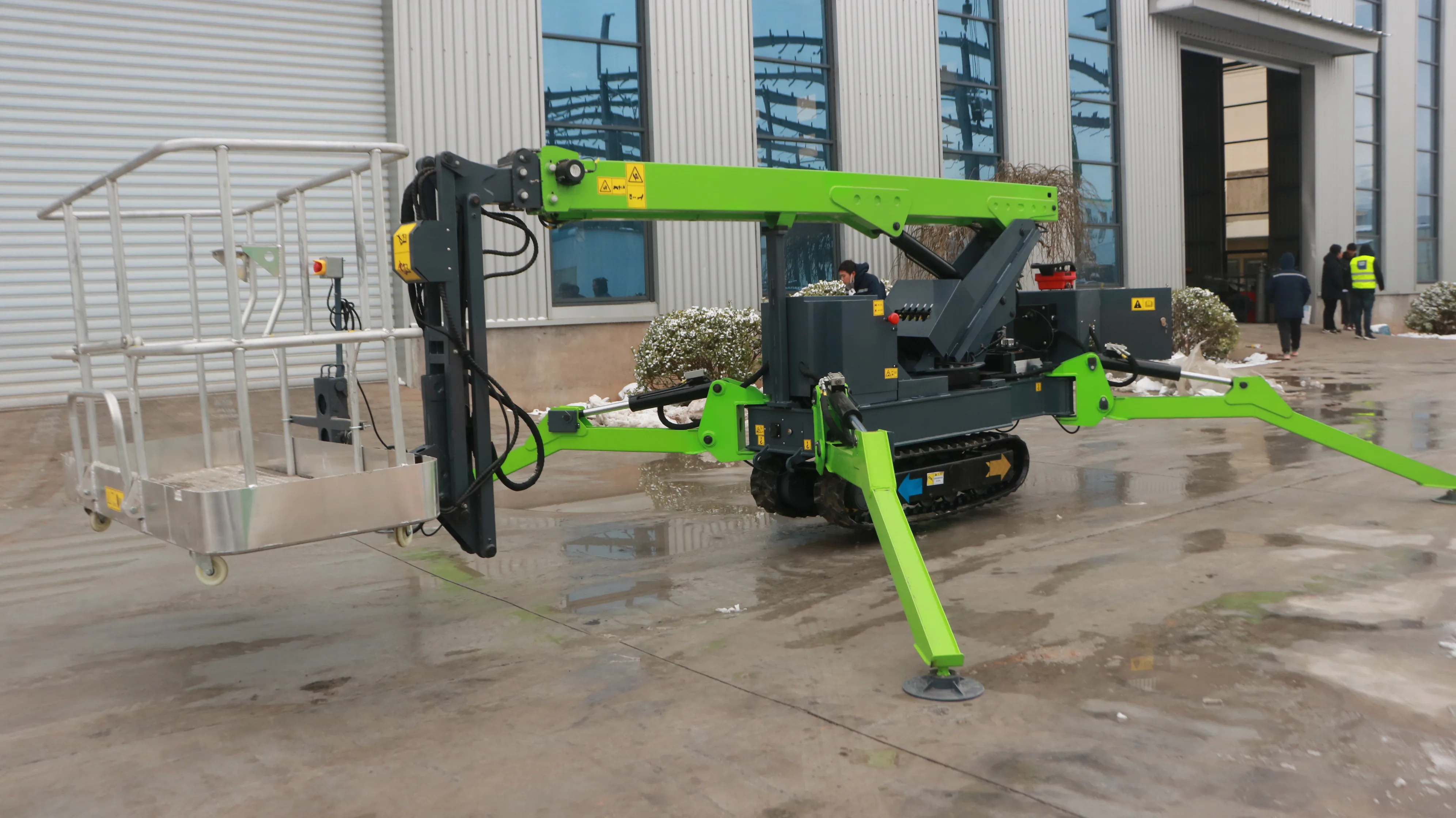 all terrain cherry picker Cheap Price 10-20ft 30ft 45ft 9oft Tow Behind Hydraulic Boom Lift aerial lift manufacturers
