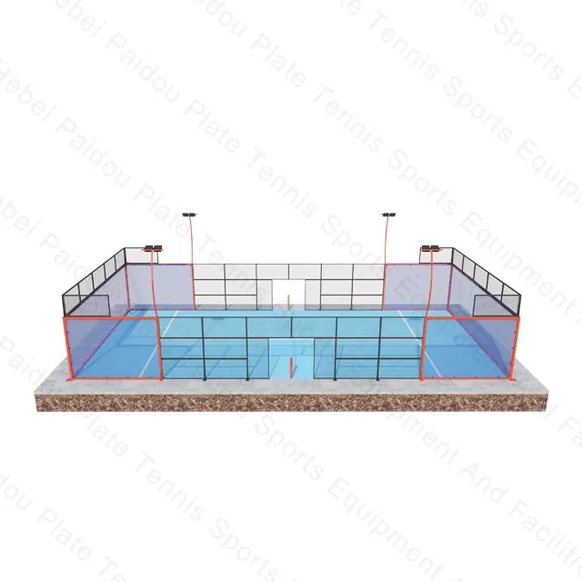 Good Price New Design Full Set Multi Size Portable Tennis Court Illuminated Unique Panoramic Tennis Court