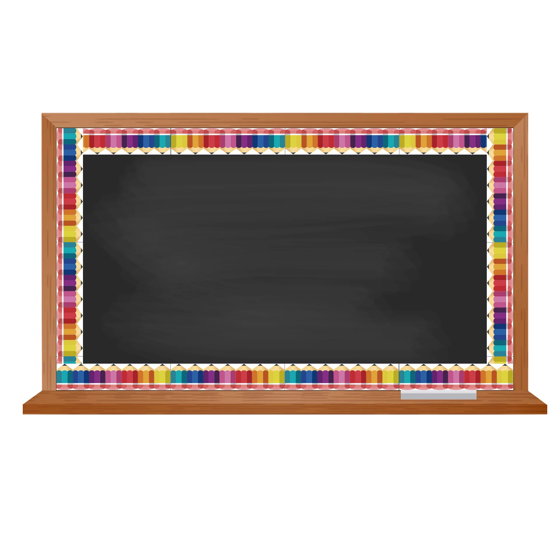 Wholesale Custom Crayon Classroom Bulletin Board Borders Colored Pencil Back to School Border Trim Decoration Sticker