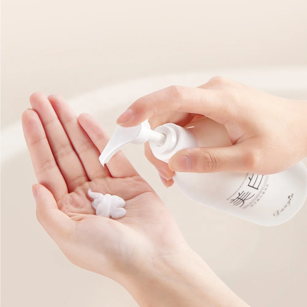 Private Label Bleaching Whitening Body Lotion Milk Niacinamide Moisturizing Whole Body Whitening Lotion