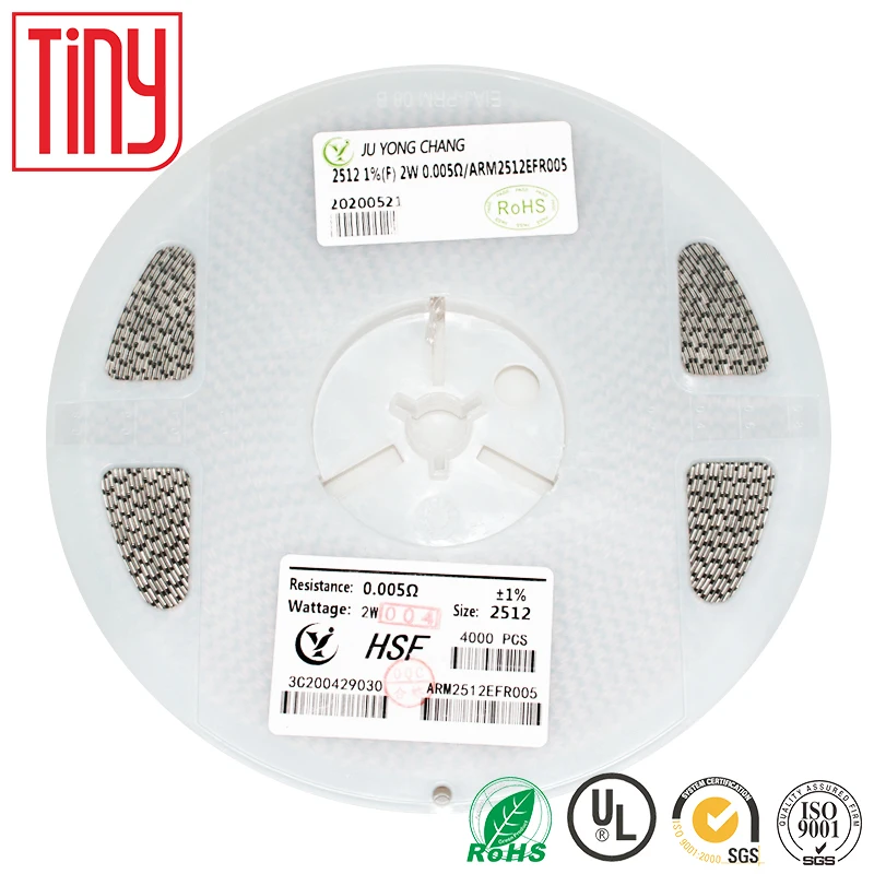 Электронный компонент 2512 SMD 2W 1% 0.005R R005 5mR Электрический сопротивление сплав