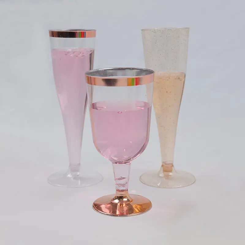 Индивидуальный прозрачный одноразовый бокал для вина, ручной напиток, материал для домашних животных, прозрачная пластиковая стеклянная чашка для вина