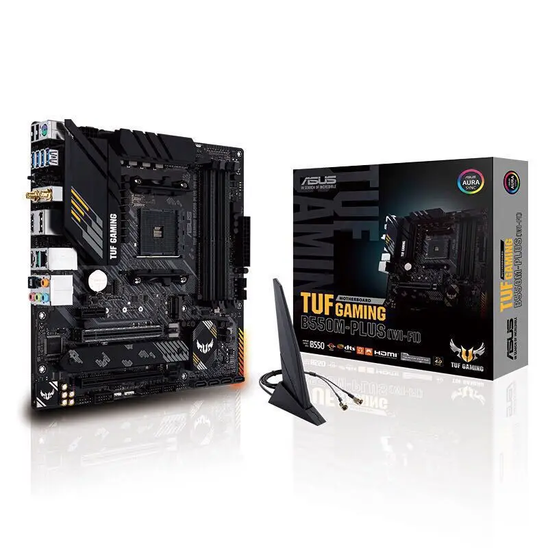 New Product For ASUS Gaming Motherboard TUF Gaming B550M-PLUS AMD AM4 PCIe 4.0 2.5Gb LAN 3rd Gen