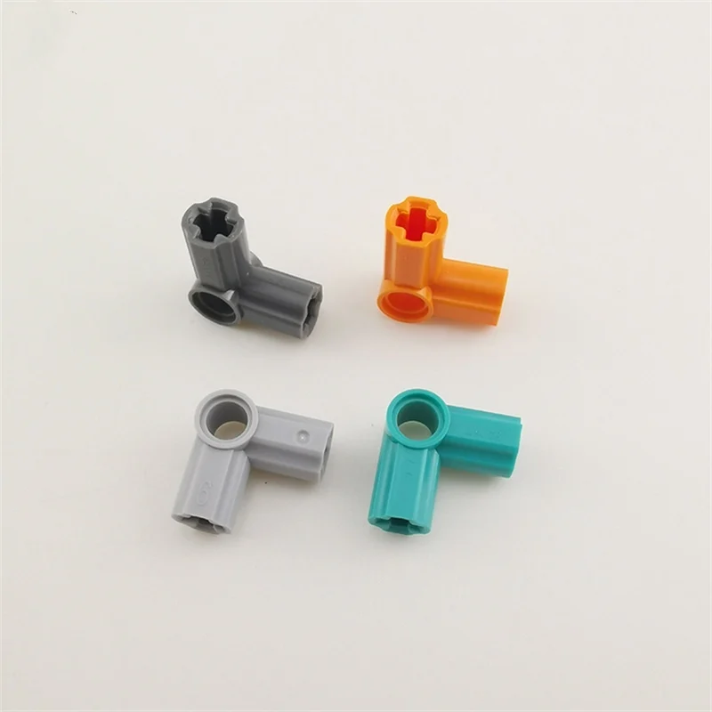 No.32014 Axle and Pin Connector Angled #6  Kids STEM Education Toy Plastic Block