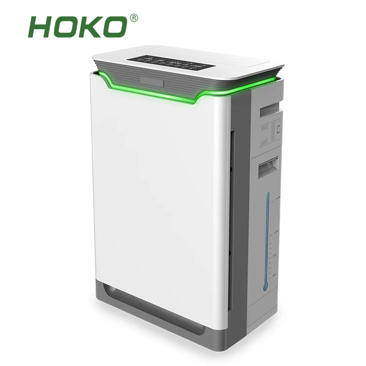 Portable Smart HEPA Air Purifier Humidifier with UV Lamp Ozone Generator Electric Home Humidity Controller for Household Use