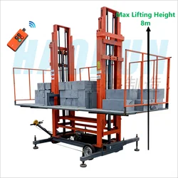 Electric Scissor Lift 4-18m Aerial Platform 6m 8m hoist electric elevator steel ladder scaffolding vertical standard