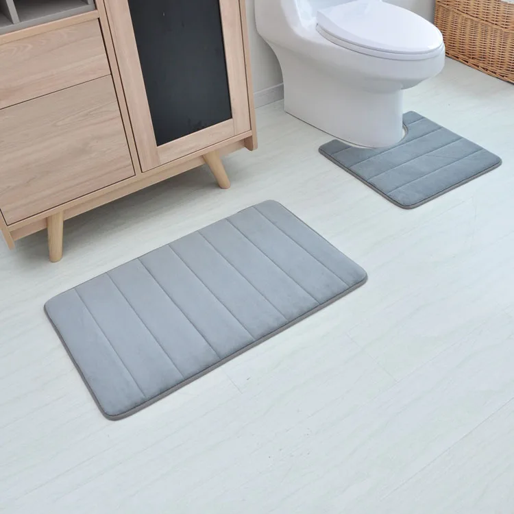 Luxury Modern Non-Slip Bathroom Mat Rug Set Bath Mats For Bathroom Sets