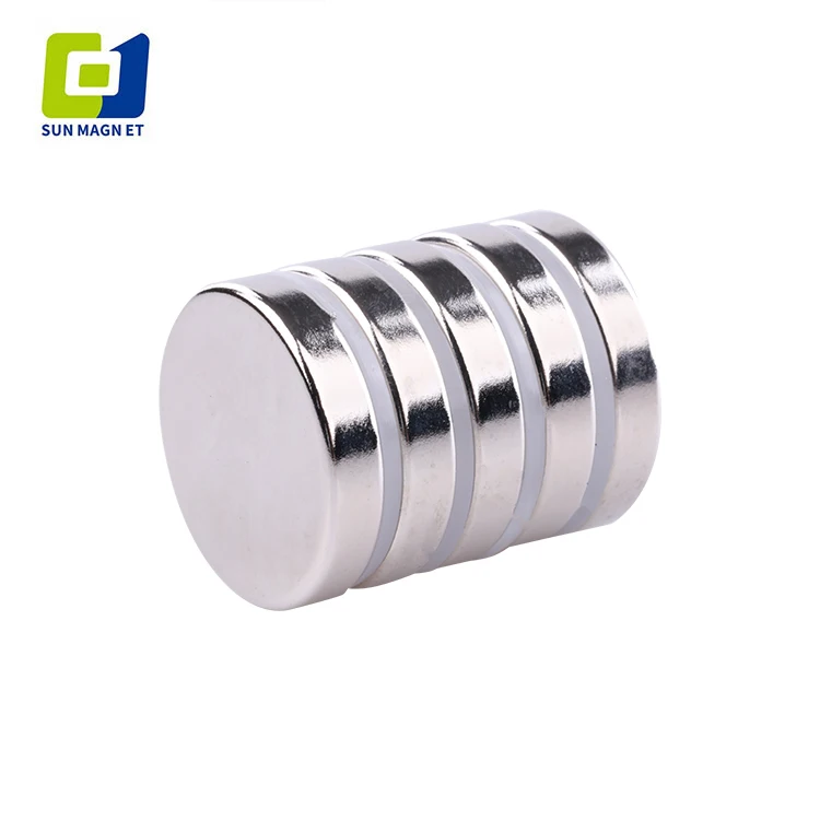 12mmx2.5mm Permanent Sintered Disc Magnet Neodymium N35 N48